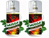 Zestaw 2xMUGGA Spray 50% DEET na komary kleszcze meszki 75 ml