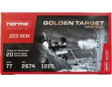 Amunicja Norma .223Rem. Golden Target Match HPBT, 5,0g/77gr