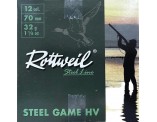 Amunicja ze śrutem stalowym Rottweil 12/70 STEEL GAME HV (2); 32g