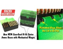 Pudełko na amunicję kulową amerykańskiej firmy MTM Case Gard na 50 sztuk mniejszy kaliber