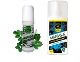 Zestaw MUGGA roll-on 20% DEET 50ml MUGGA spray 25% Ikarydyna 75ml