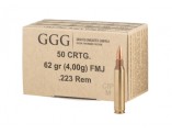 Amunicja GGG .223Rem. FMJ GPR12, 4,0g/62gr (50 sztuk)
