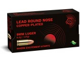 Amunicja GECO 9 mm PARA; Lead Round Nose Copper-Plated, 8,0g/124gr
