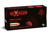 Amunicja GECO 9 mm PARA; HEXAGON, 8,0g/124gr
